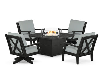 Braxton 5-Piece Deep Seating Set with Fire Table