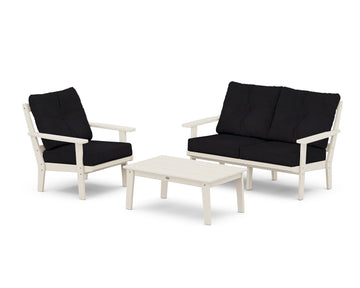 Oxford 3-Piece Deep Seating Set with Loveseat