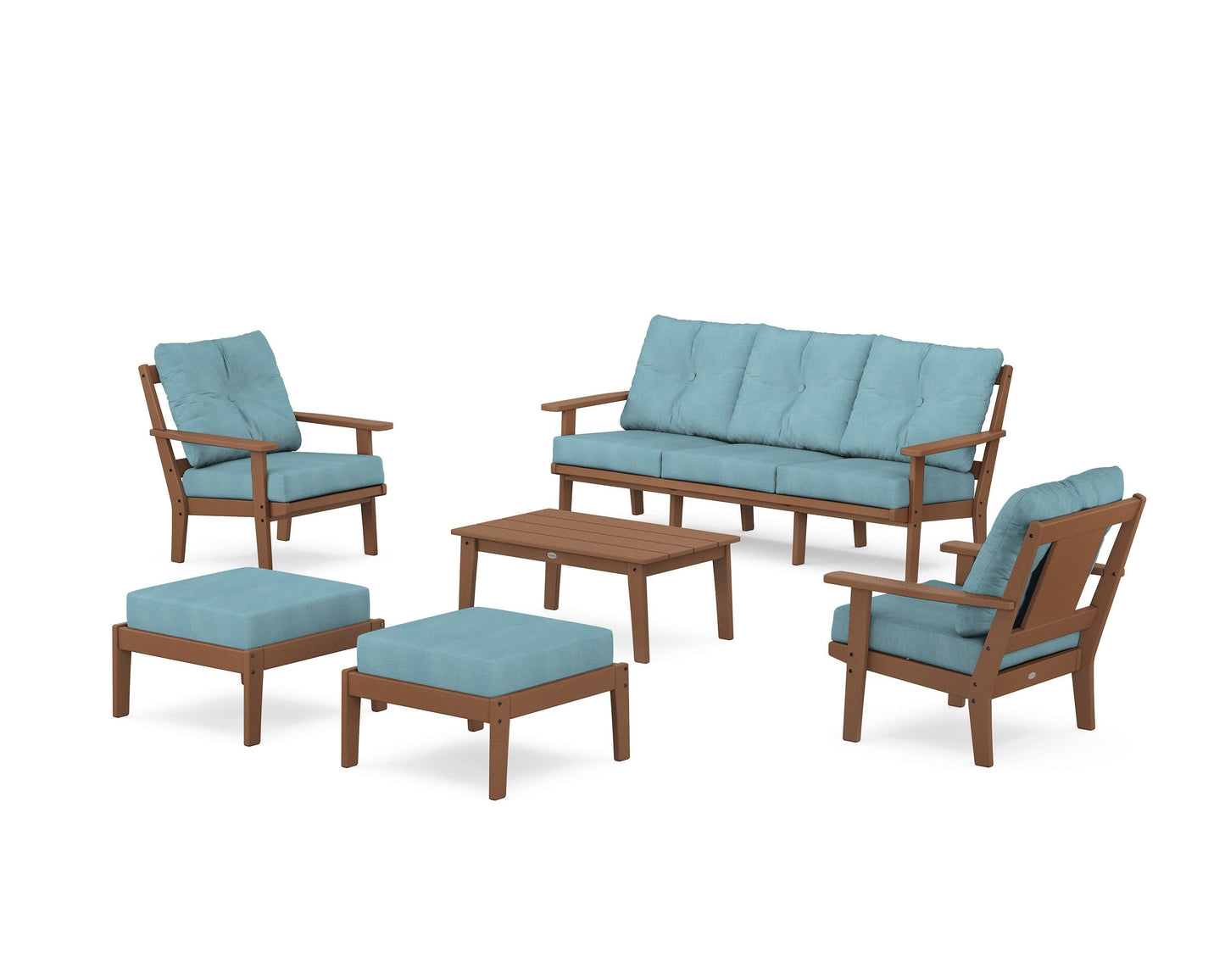 Prairie 6-Piece Lounge Sofa Set