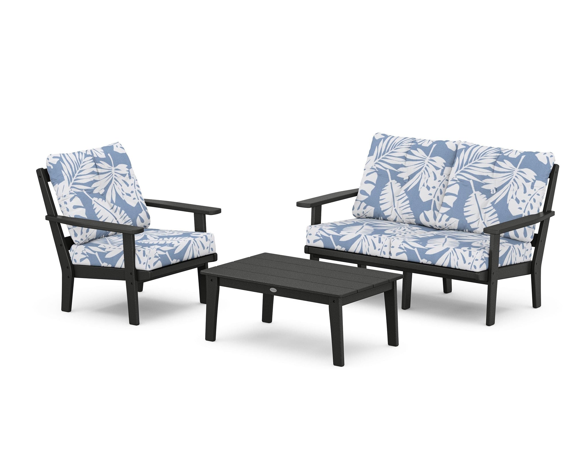 Prairie 3-Piece Deep Seating Set with Loveseat