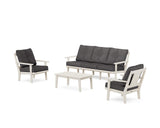 Prairie 4-Piece Deep Seating Set with Sofa