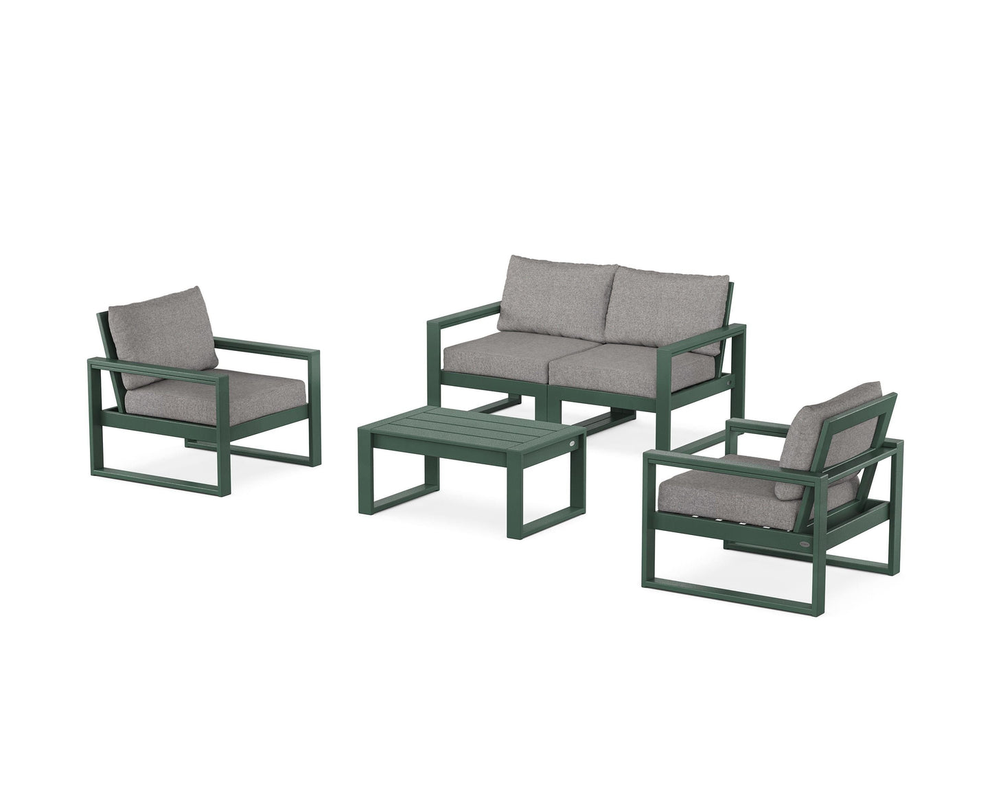 EDGE Sectional 4-Piece Deep Seating Set with Loveseat