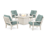 Oxford 5-Piece Deep Seating Set with Fire Pit Table