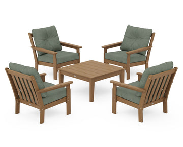 Vineyard 5-Piece Deep Seating Conversation Set