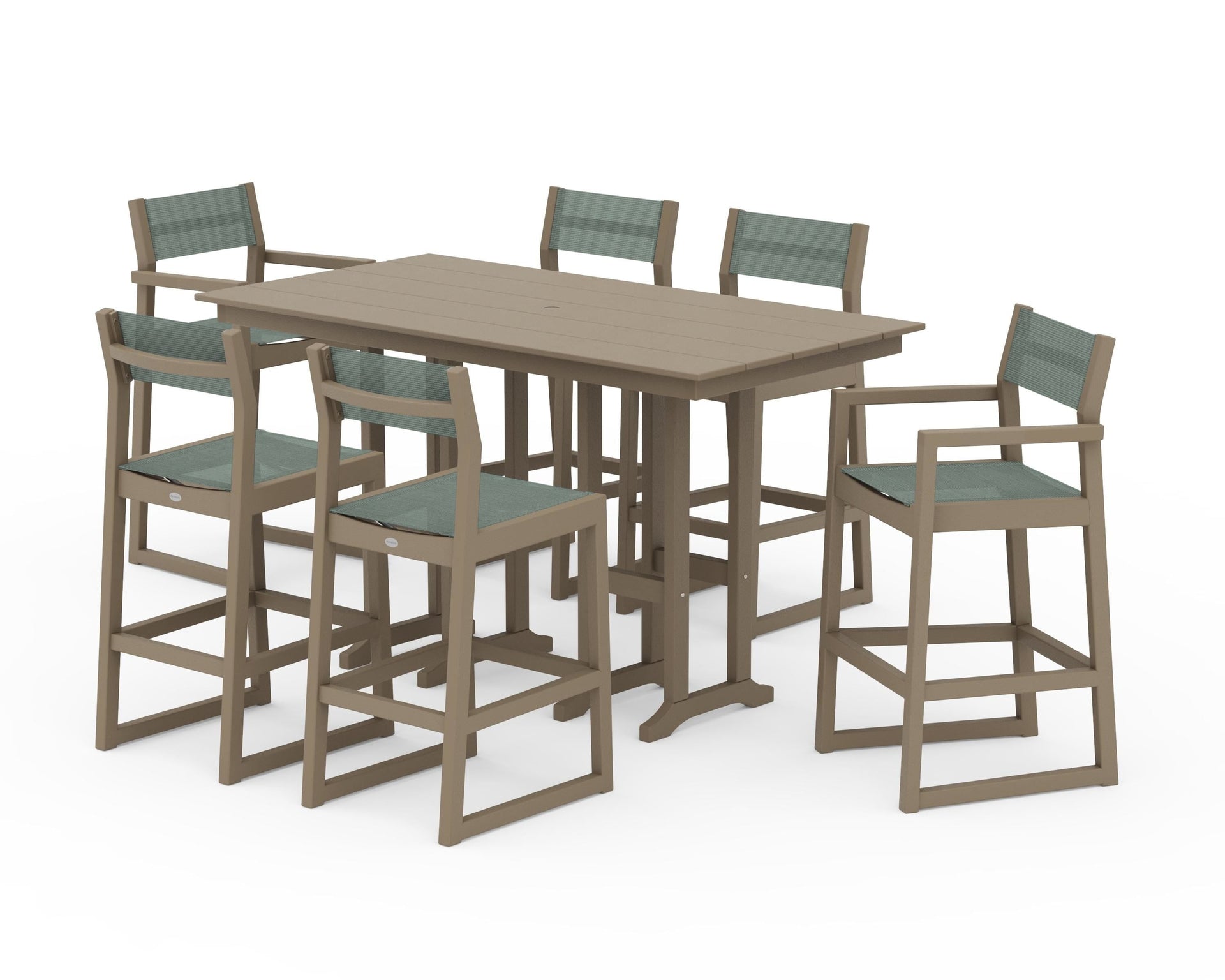 EDGE Sling 7-Piece Farmhouse Bar Set