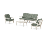 Prairie 4-Piece Deep Seating Set with Sofa