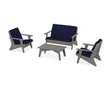 Riviera Modern Lounge 4-Piece Set