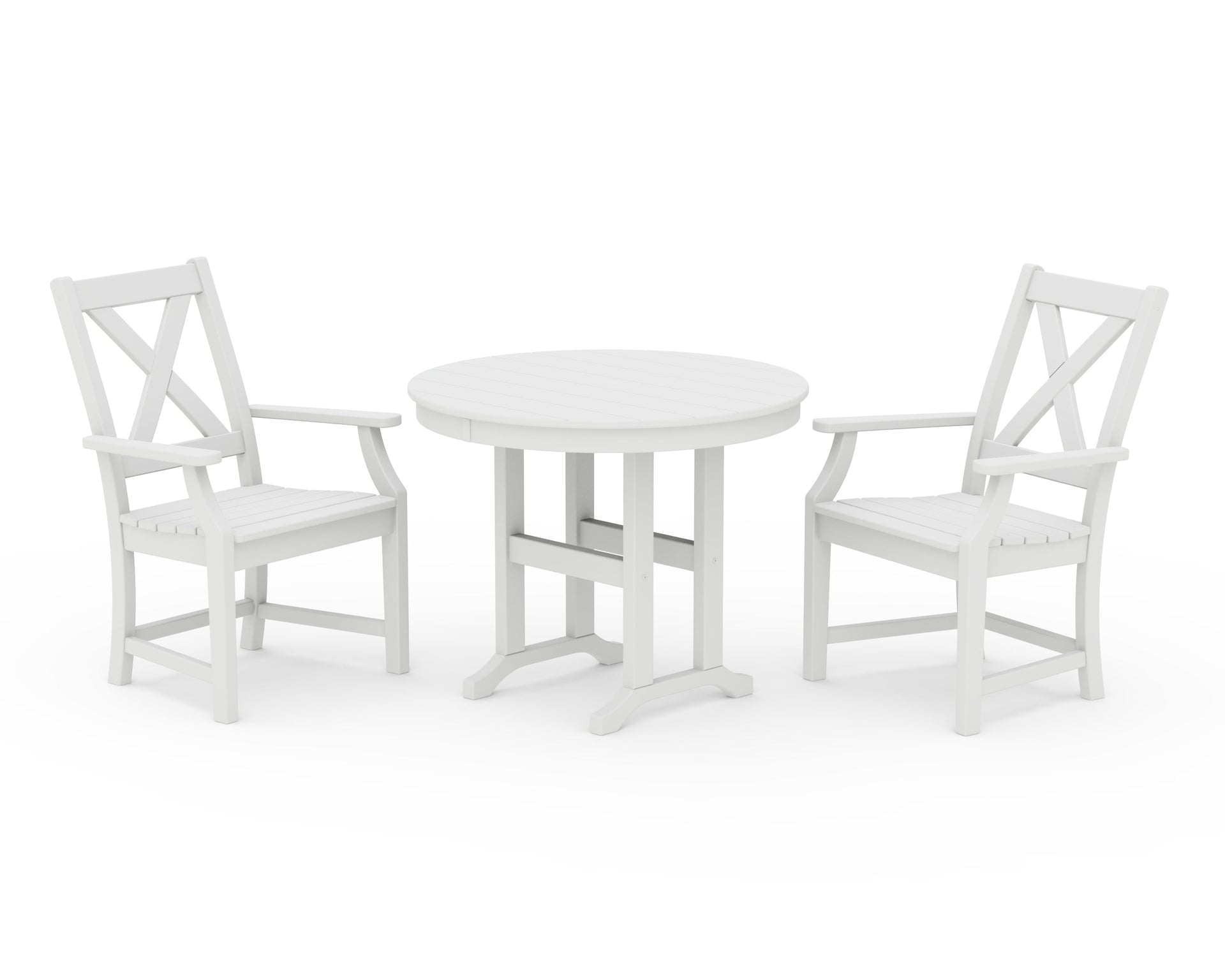 Braxton 3-Piece Round Dining Set