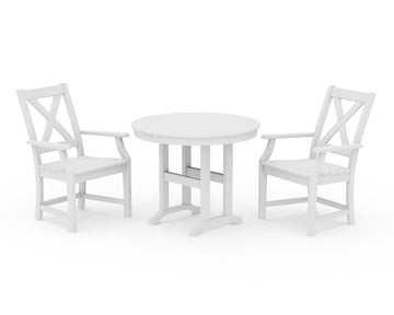Braxton 3-Piece Round Dining Set