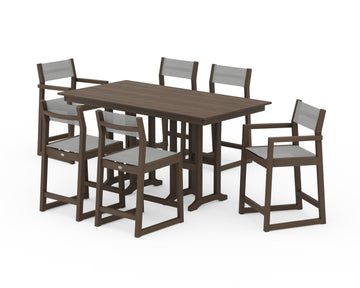 EDGE Sling 7-Piece Farmhouse Counter Set