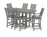 Wovendale 7-Piece Farmhouse Bar Set
