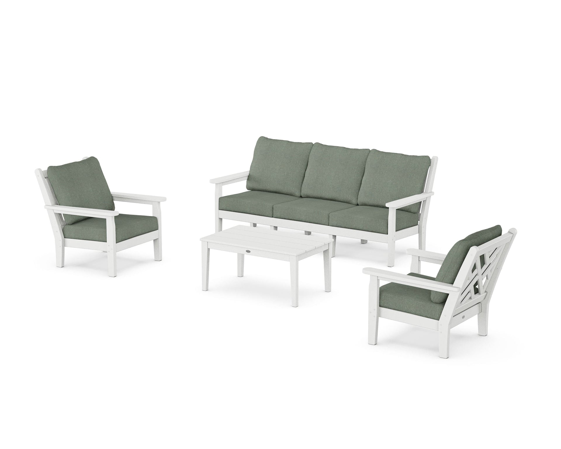 Chippendale 4-Piece Deep Seating Set with Sofa
