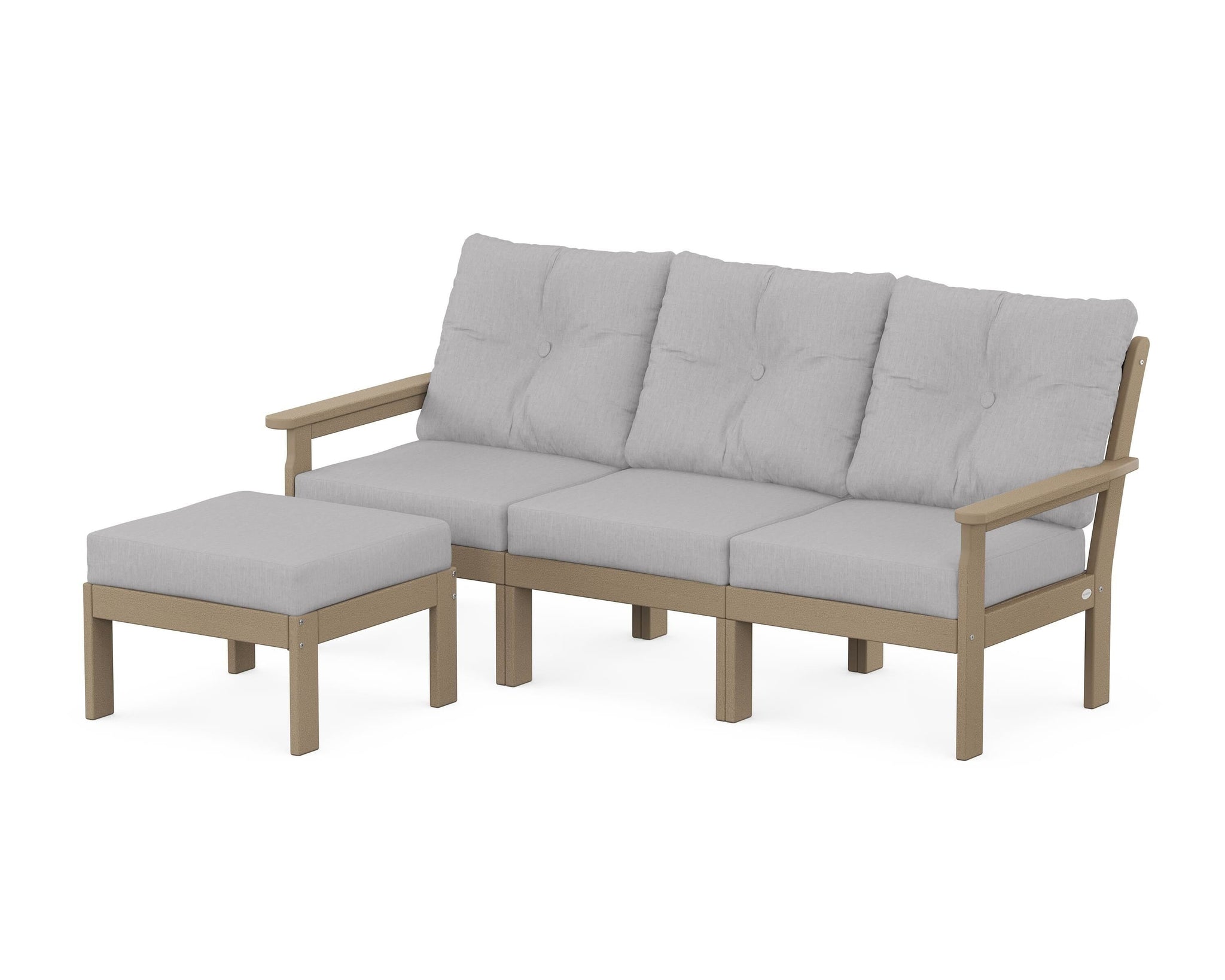 Vineyard 4-Piece Sectional with Ottoman