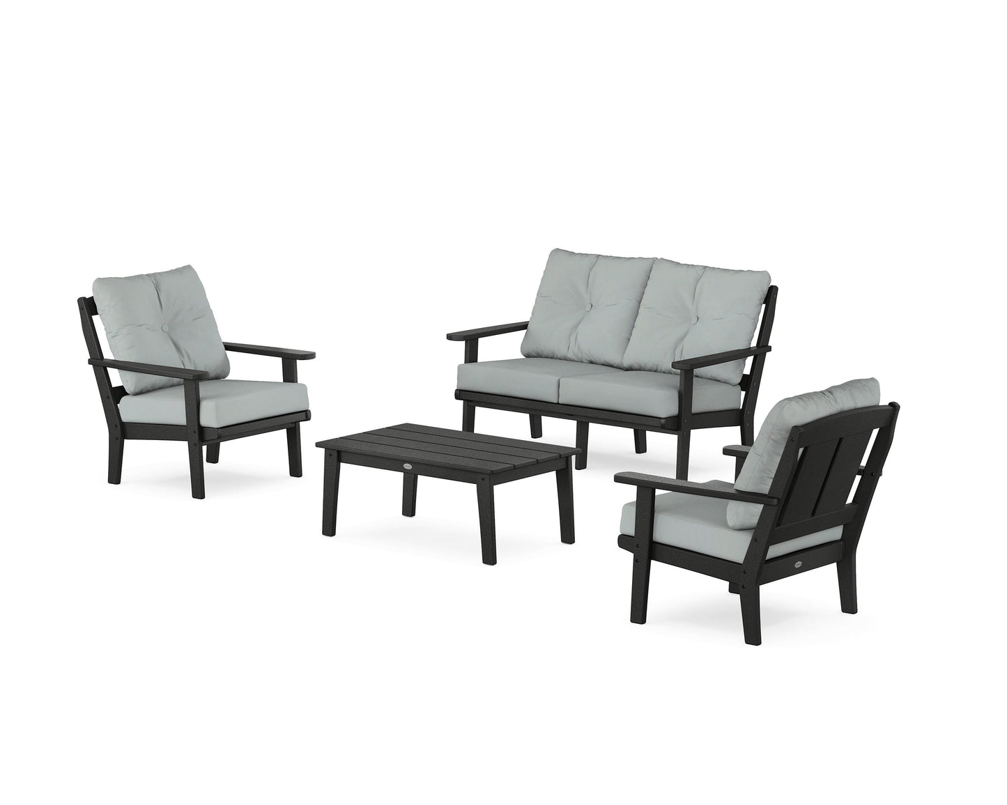 Mission 4-Piece Deep Seating Set with Loveseat