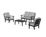 Mission 4-Piece Deep Seating Set with Loveseat