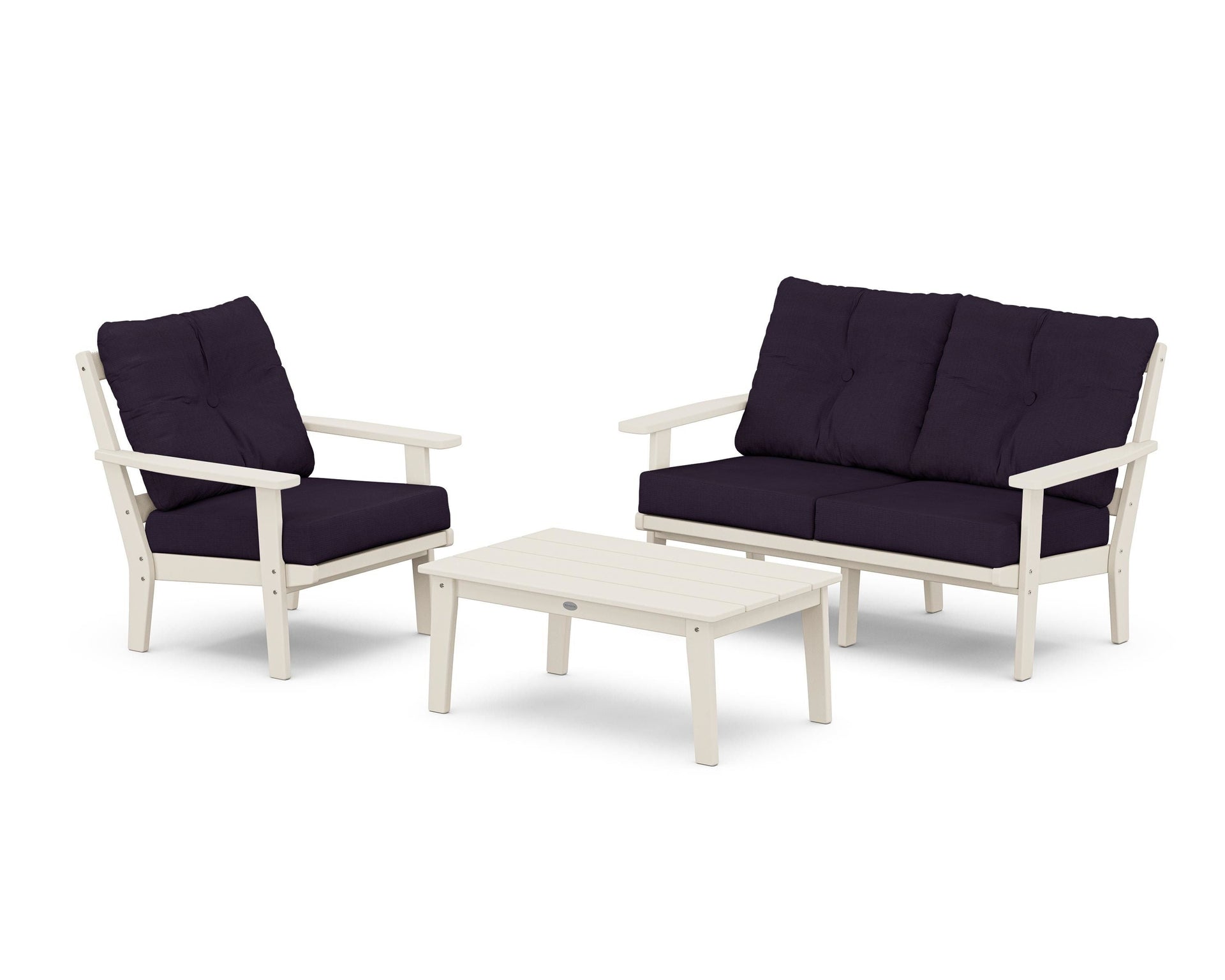 Oxford 3-Piece Deep Seating Set with Loveseat