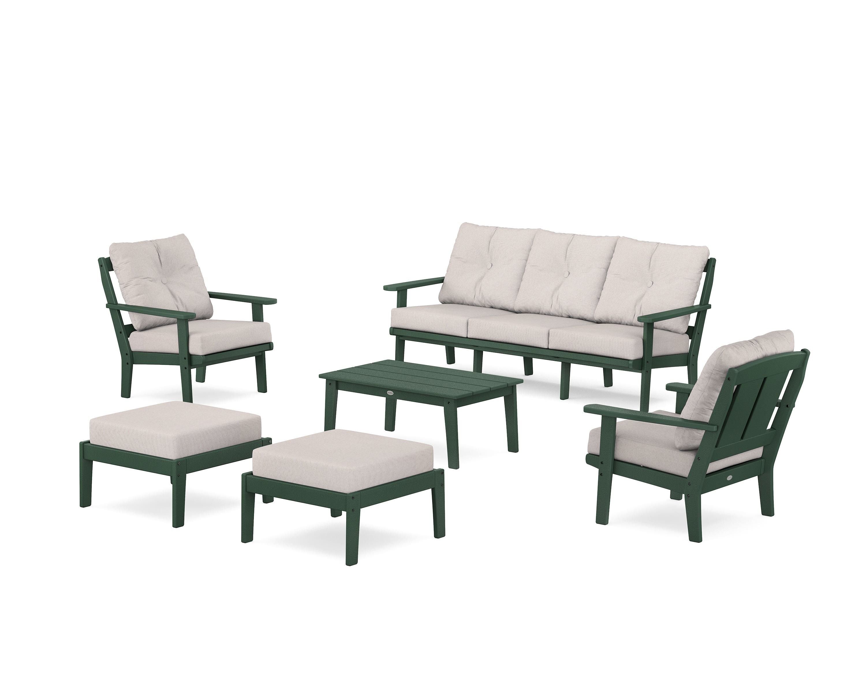 Mission 6-Piece Lounge Sofa Set
