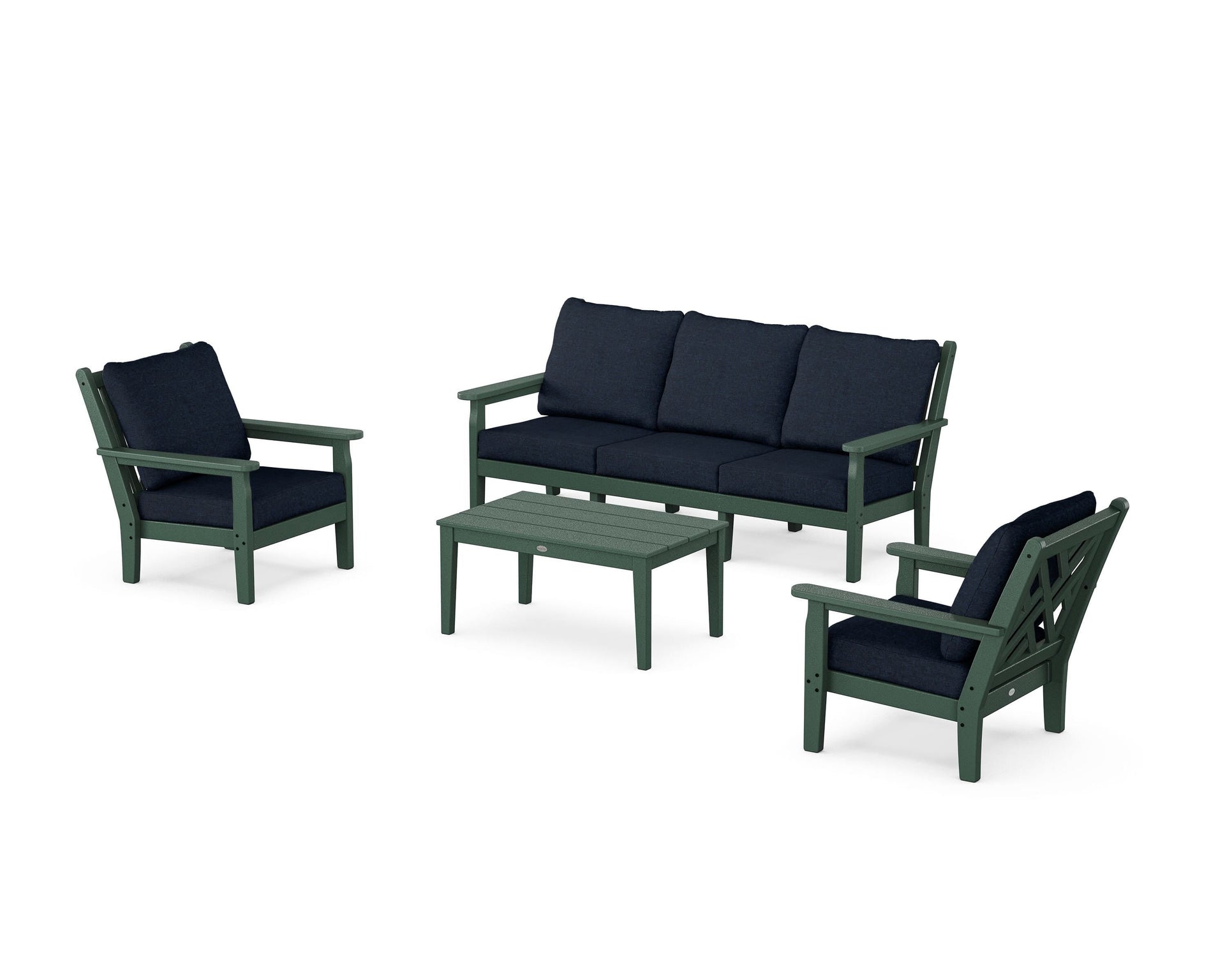Chippendale 4-Piece Deep Seating Set with Sofa