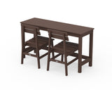 Modern Studio Plaza Chair 3-Piece Balcony Set