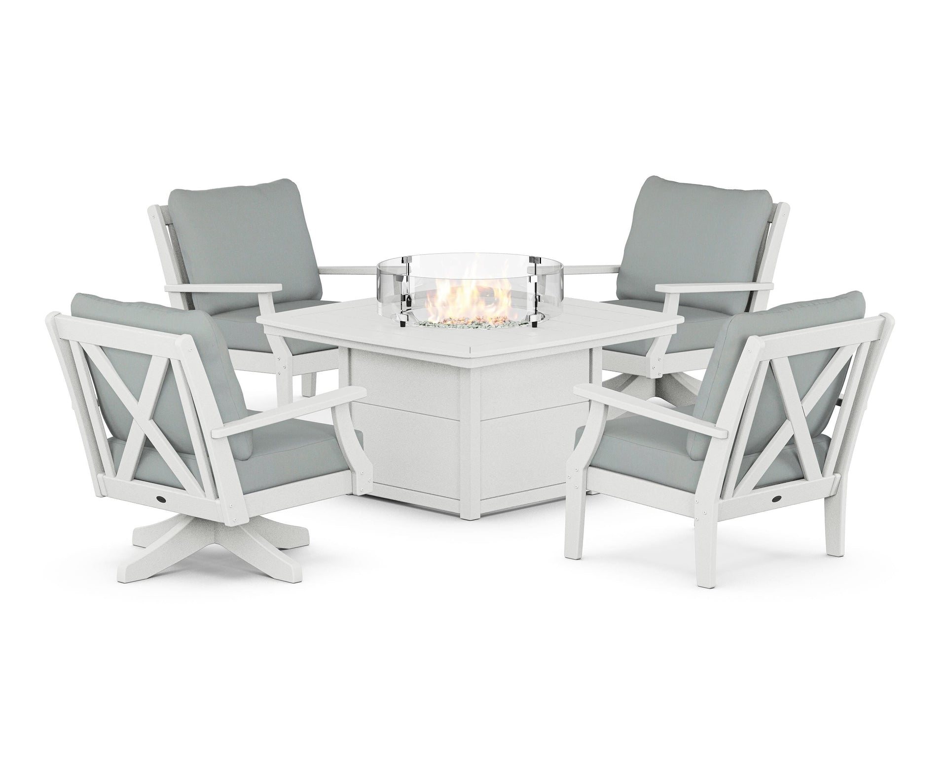 Braxton 5-Piece Deep Seating Set with Fire Table