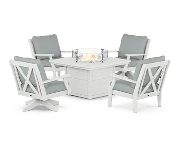 Braxton 5-Piece Deep Seating Set with Fire Table