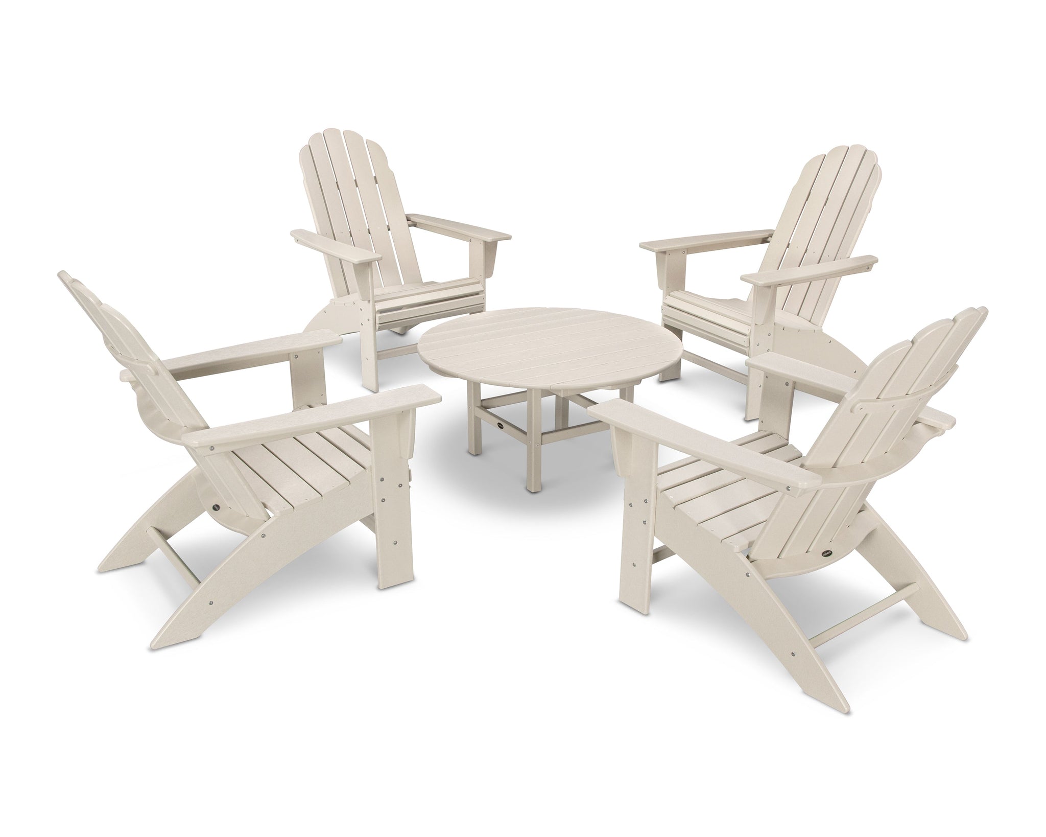 Vineyard 5-Piece Oversized Adirondack Set