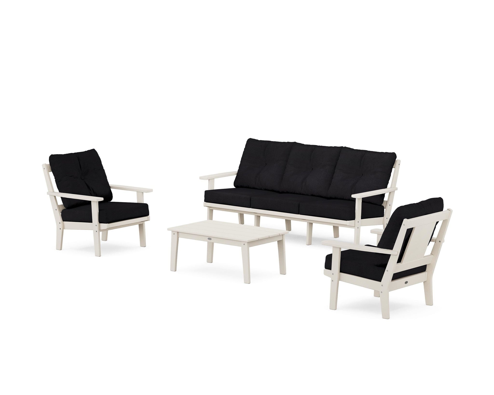 Prairie 4-Piece Deep Seating Set with Sofa
