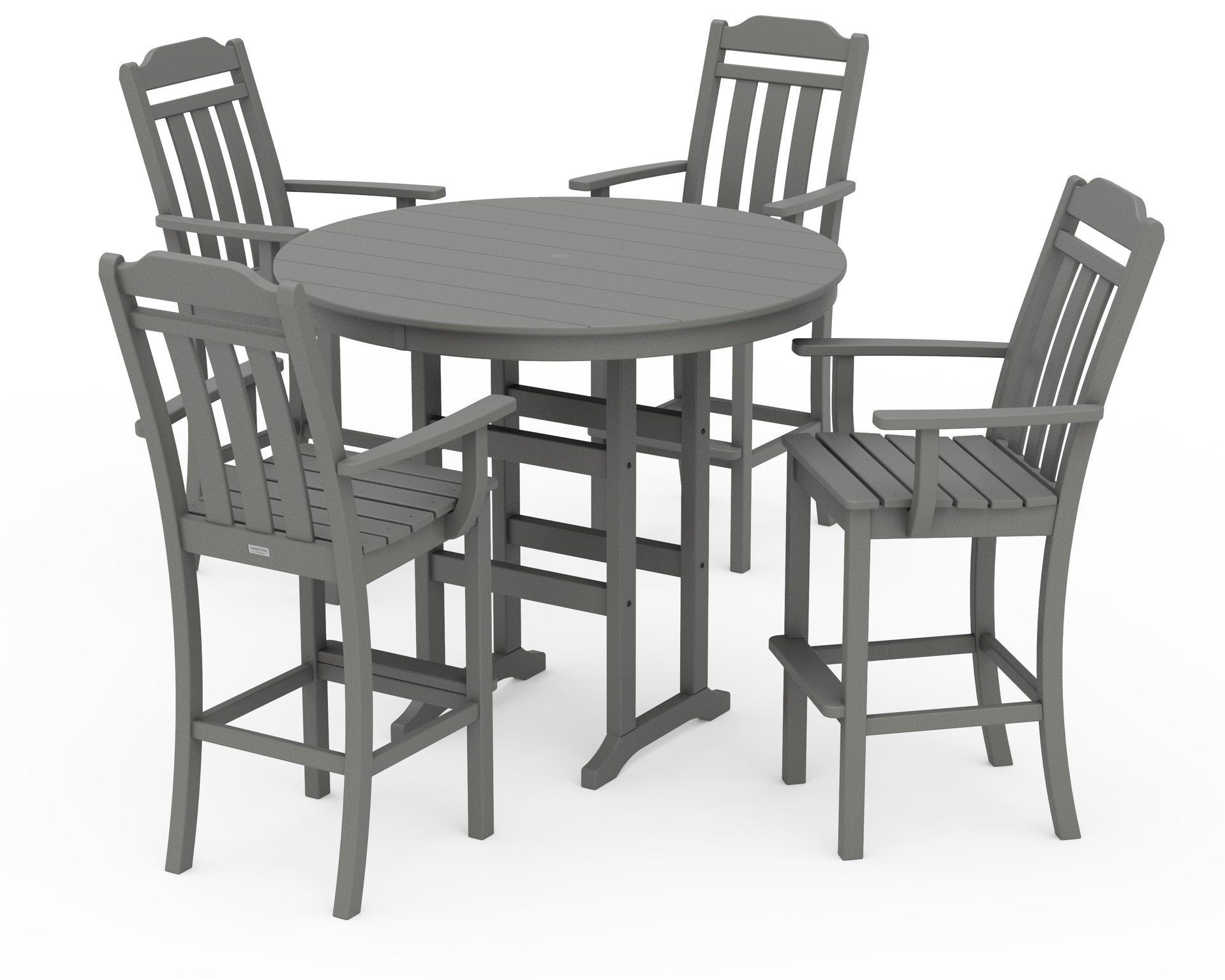 Cottage 5-Piece Round Farmhouse Bar Set
