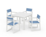 EDGE Sling Arm Chair 5-Piece Parsons Dining Set