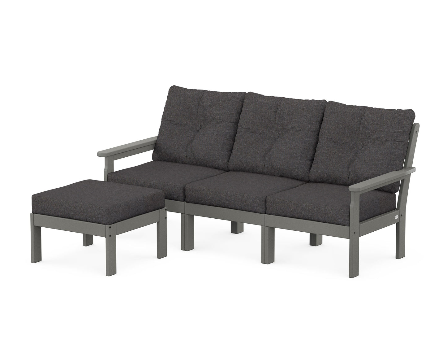 Vineyard 4-Piece Sectional with Ottoman
