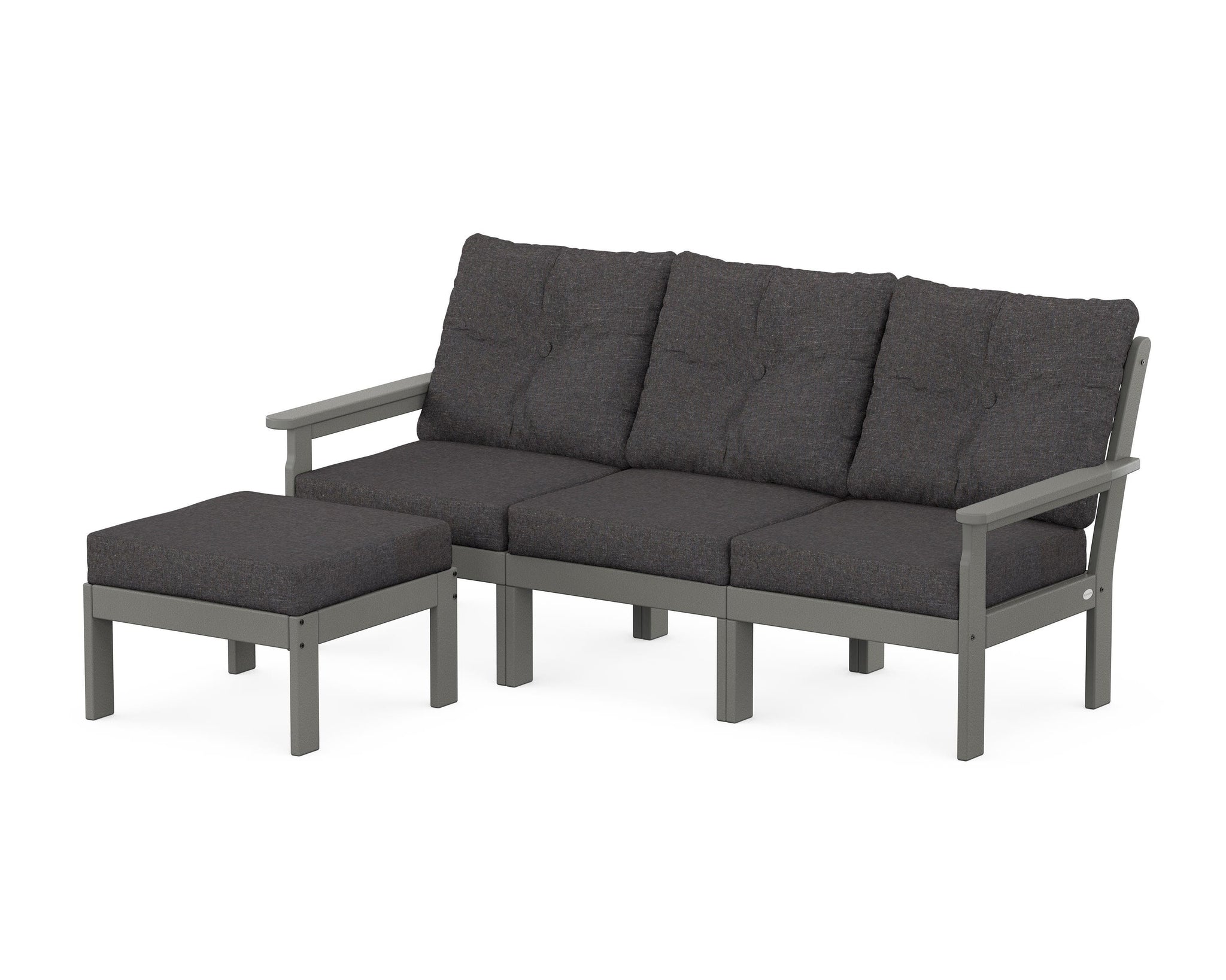 Vineyard 4-Piece Sectional with Ottoman