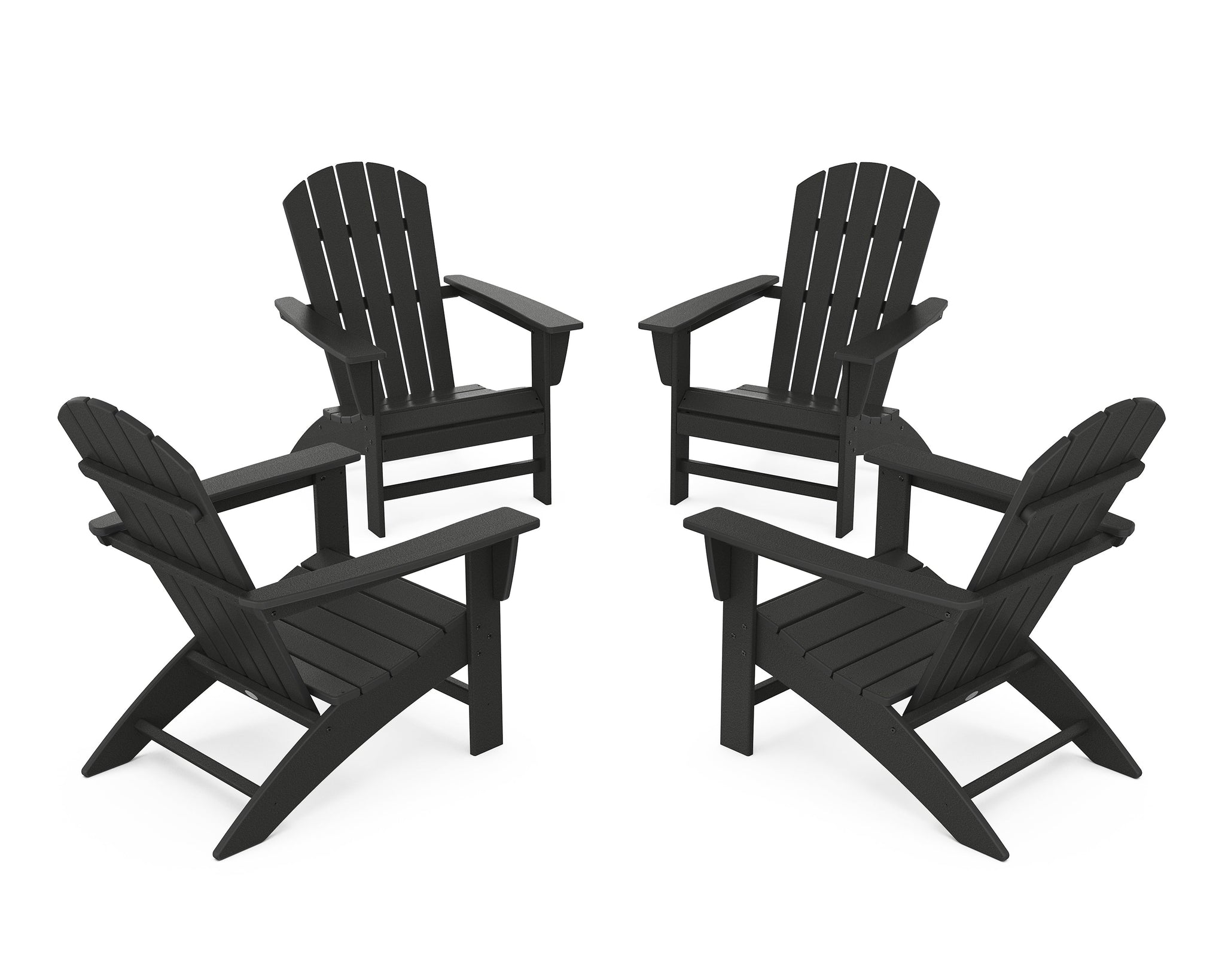 Nautical 4-Piece Adirondack Conversation Set