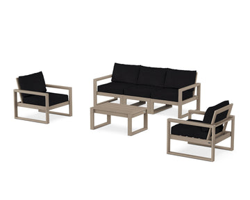 EDGE Sectional 4-Piece Deep Seating Set with Sofa