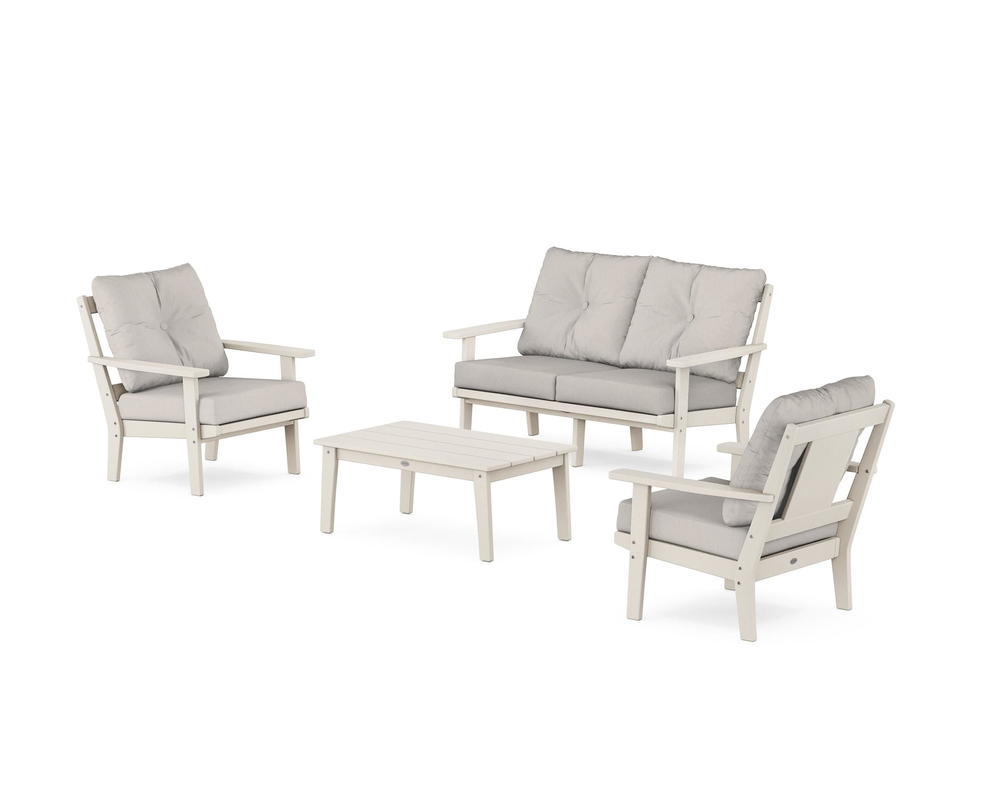 Prairie 4-Piece Deep Seating Set with Loveseat