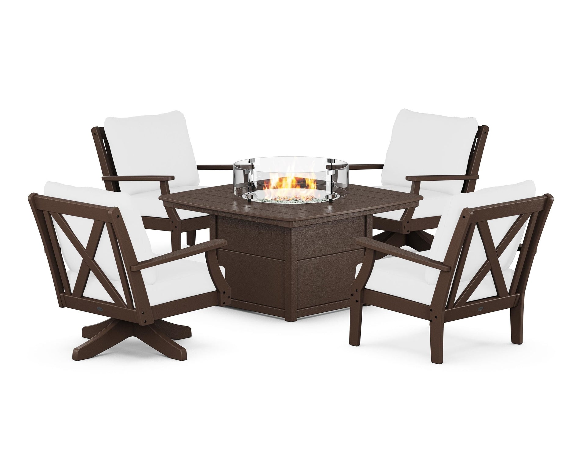 Braxton 5-Piece Deep Seating Set with Fire Table