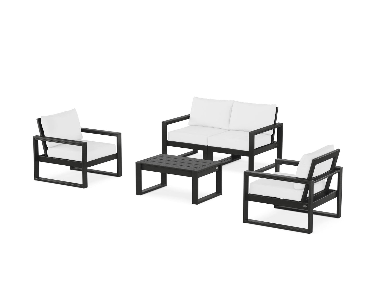 EDGE Sectional 4-Piece Deep Seating Set with Loveseat