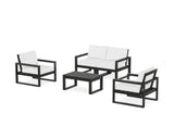 EDGE Sectional 4-Piece Deep Seating Set with Loveseat
