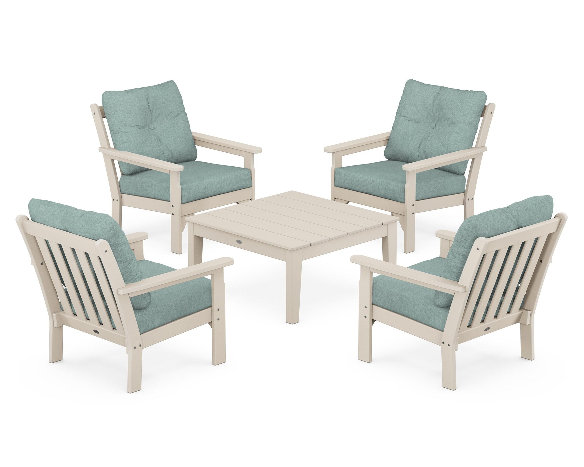 Vineyard 5-Piece Deep Seating Conversation Set