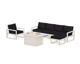 EDGE Sectional Lounge and Fire Pit Set