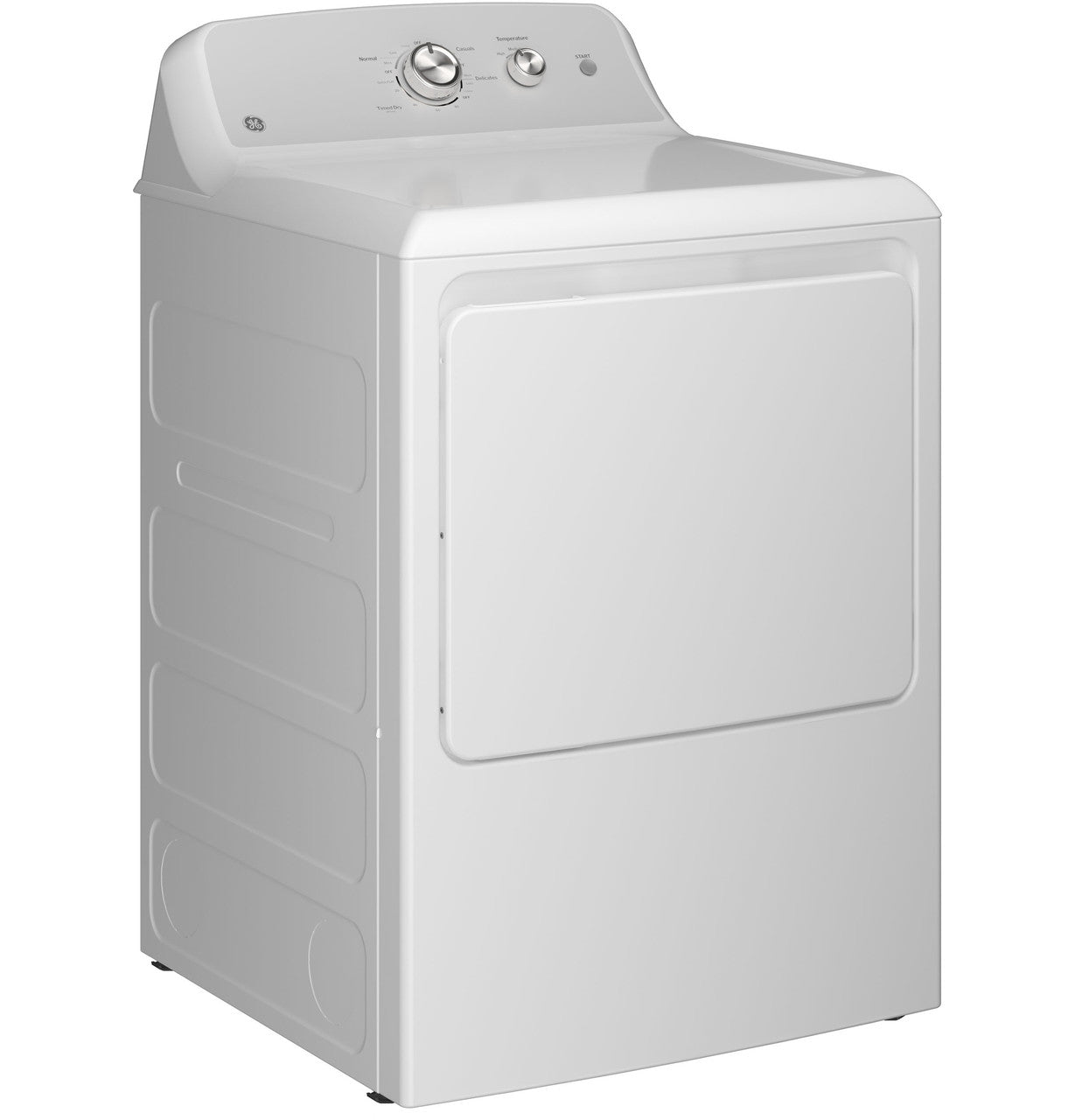 GE GE® 7.2 cu. ft. Capacity Gas Dryer with Up To 120 ft. Venting and Reversible Door