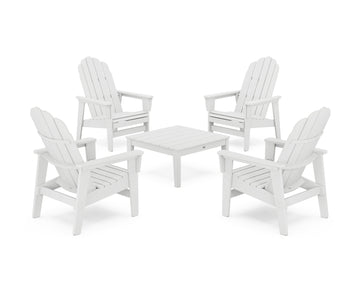 5-Piece Vineyard Grand Upright Adirondack Chair Conversation Group
