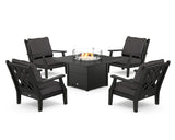 Wovendale 5-Piece Deep Seating Set with Fire Pit Table