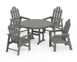 Long Island 5-Piece Round Farmhouse Dining Set
