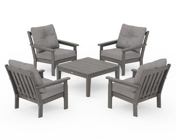 Vineyard 5-Piece Deep Seating Conversation Set