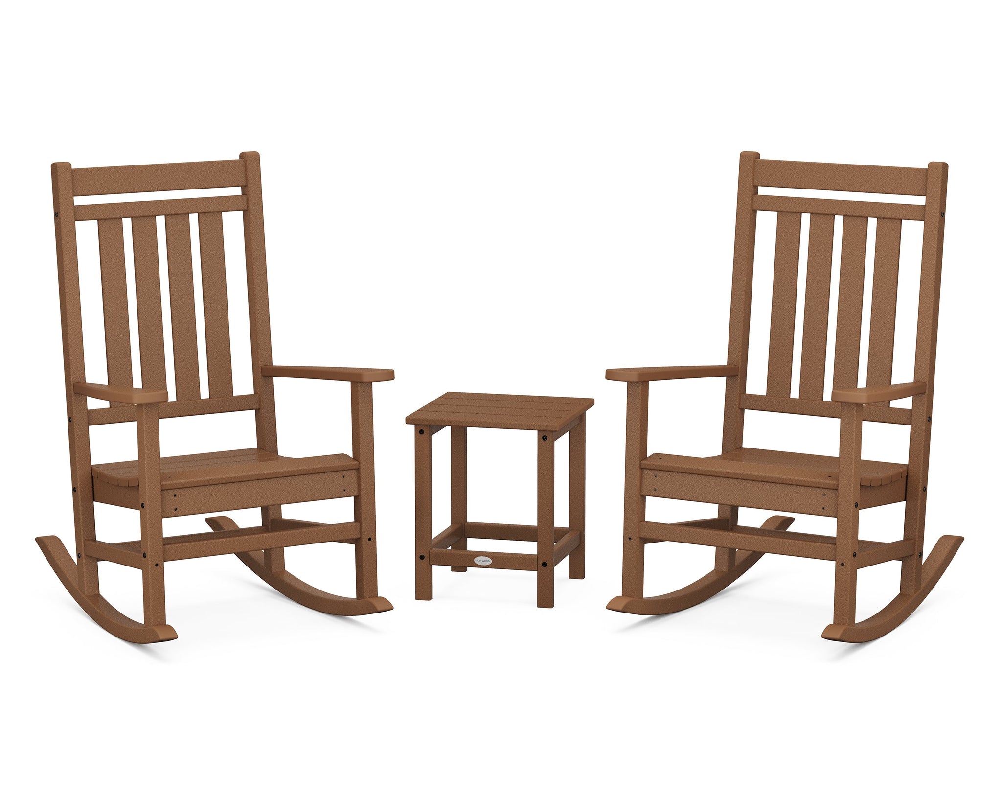 Estate 3-Piece Rocking Chair Set with Long Island 18" Side Table