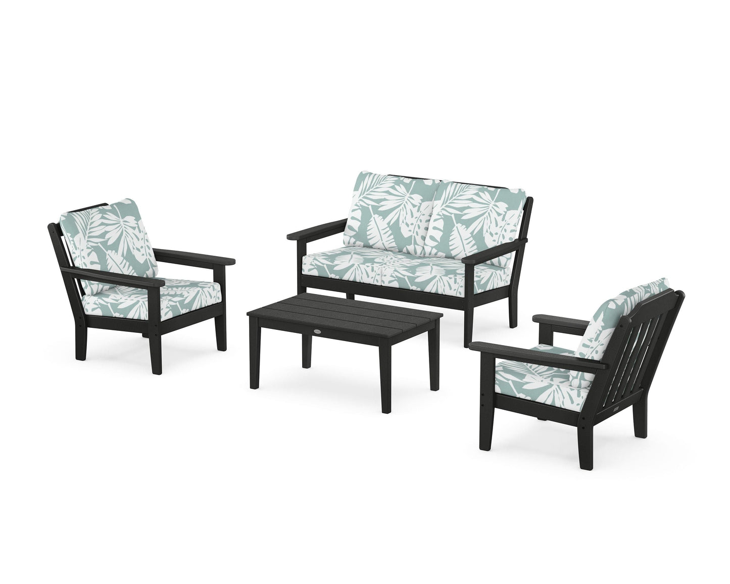 Cottage 4-Piece Deep Seating Set with Loveseat