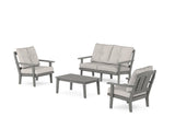 Mission 4-Piece Deep Seating Set with Loveseat
