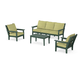 Chippendale 4-Piece Deep Seating Set with Sofa