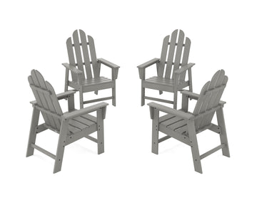 Long Island 4-Piece Upright Adirondack Conversation Set