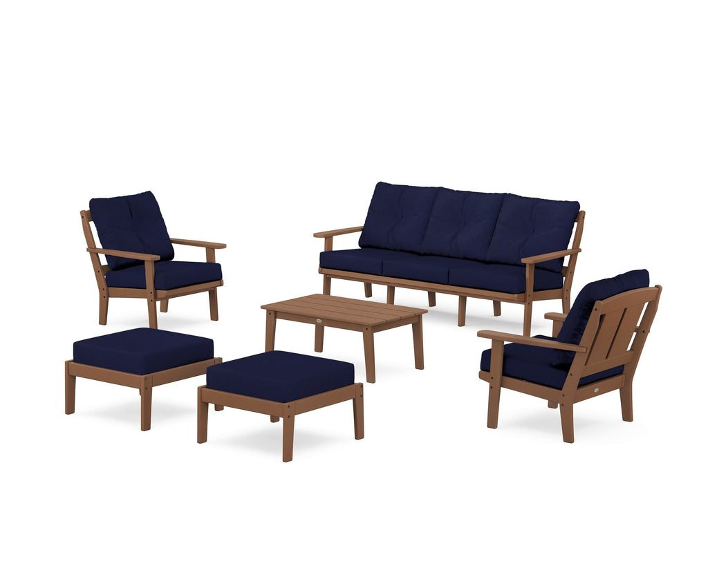 Mission 6-Piece Lounge Sofa Set